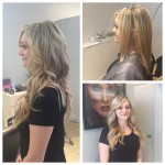 Before and After Color and Tip in hair Extension done by Farida